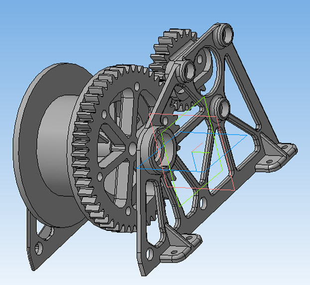 3d модель Редуктор для вытяжки PET ленты. для 3d принтера - скачать ...