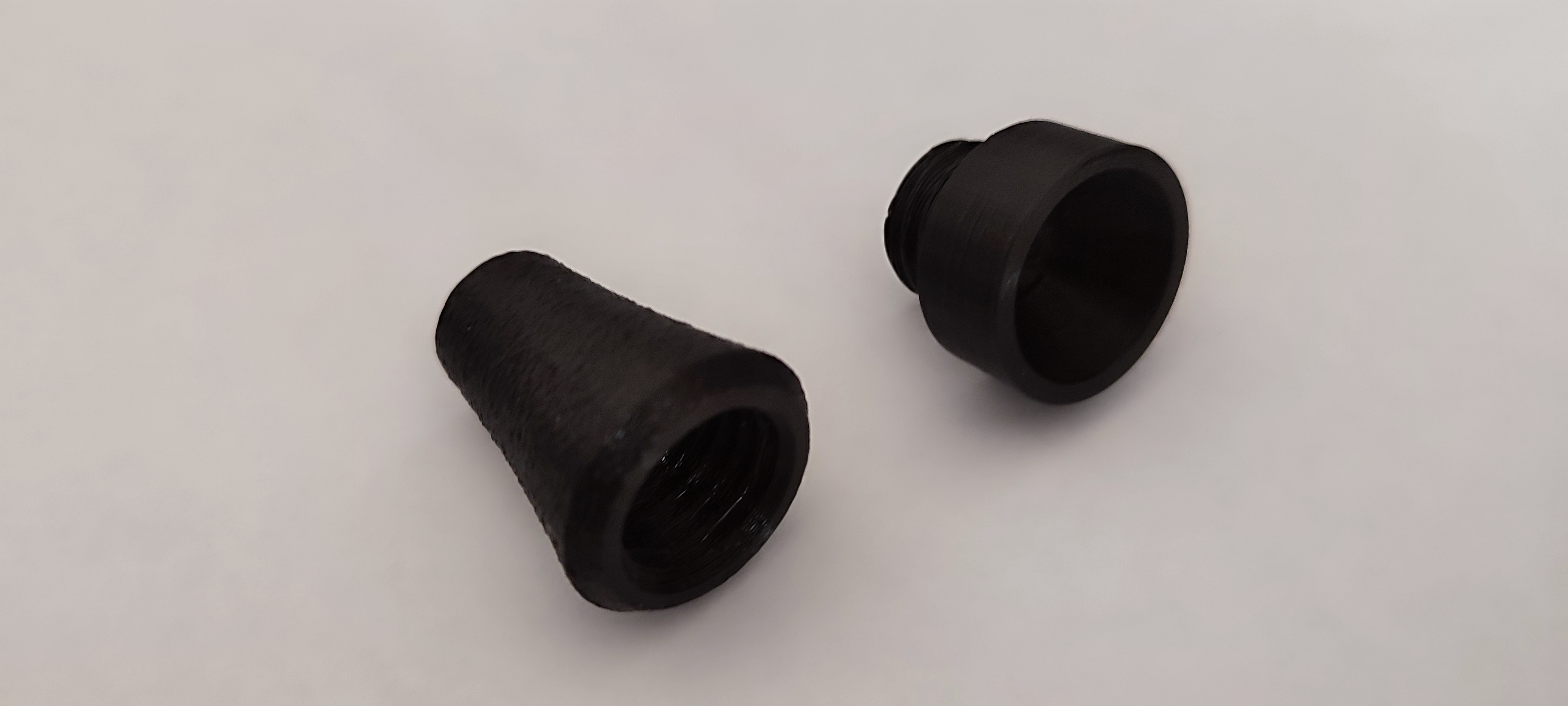 Bir el fenerini bir kedi lazerine dönüştürmek için remix nozulları düz, iki parçalı bir iplik ile iki parçalı (Plastik Aparattır!!!)