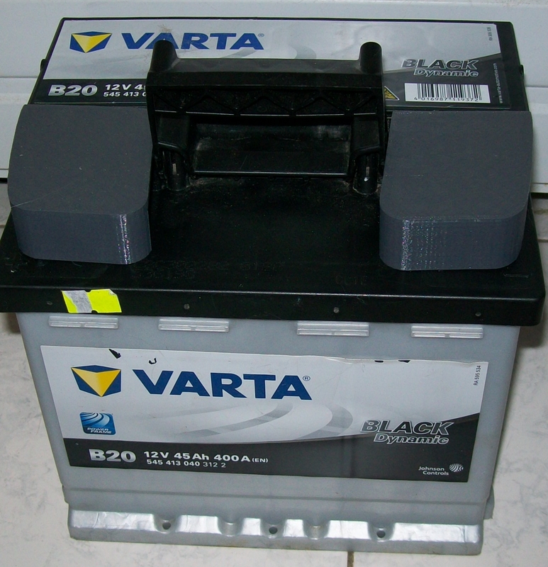VARTA araç akü terminalleri için kapak (sol, “ayna” sağ). (Plastik Aparattır!!!)