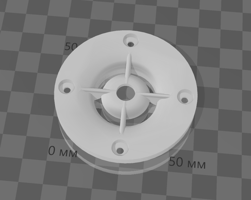 3d модель Рупор ВЧ динамика для колонок S90 для 3d принтера - скачать ...