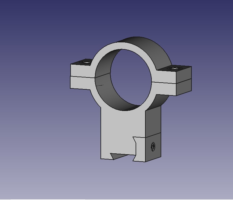 Sight Ring, bir yutma kuyruğuna monte (Plastik Aparattır!!!)