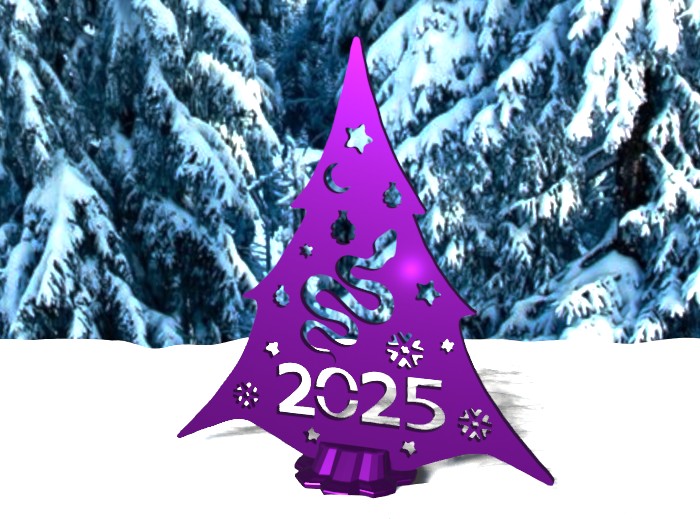 Yılanlı Noel ağacı 2025 (Plastik Aparattır!!!)