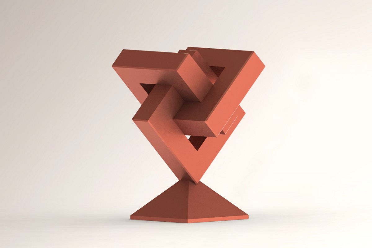 Geometrik heykel_9 (Plastik Aparattır!!!)