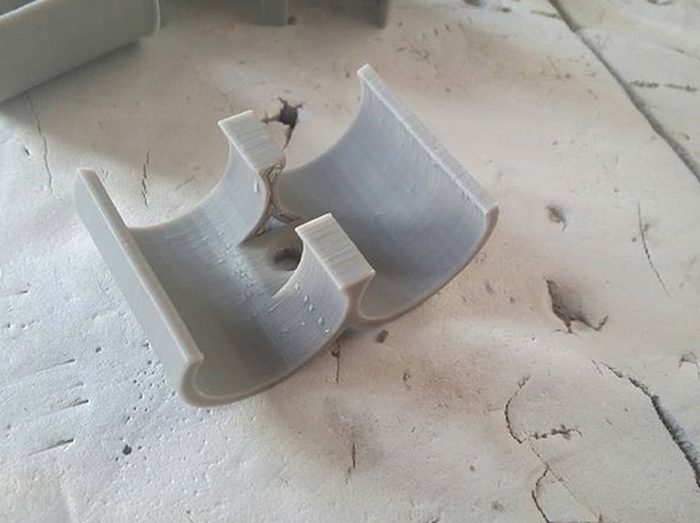 20 metal-plastik boru için klips (Plastik Aparattır!!!)