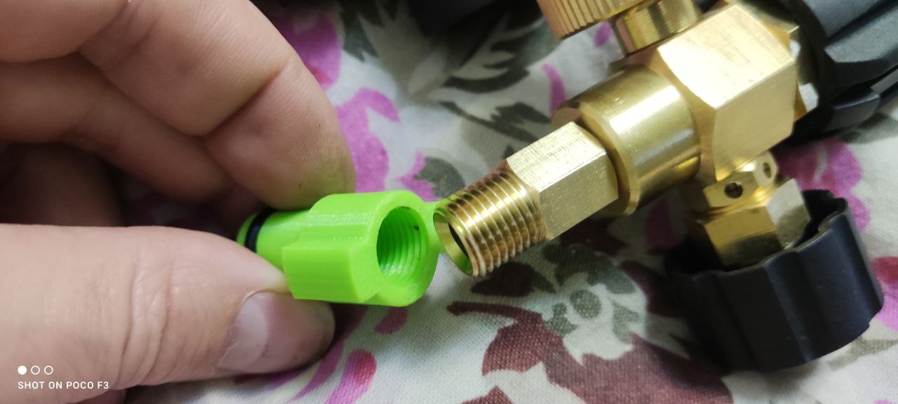 FinePower FG0421 Köpükleme Ajanı için Huter M (xxx) lavabosuna adaptör (Plastik Aparattır!!!)