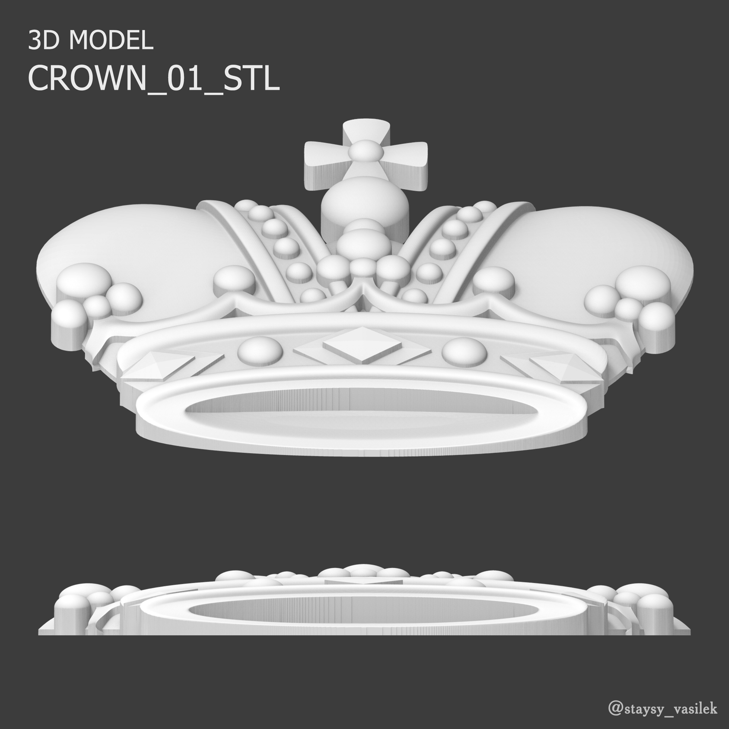 Crown / Bas -Relief (Plastik Aparattır!!!)