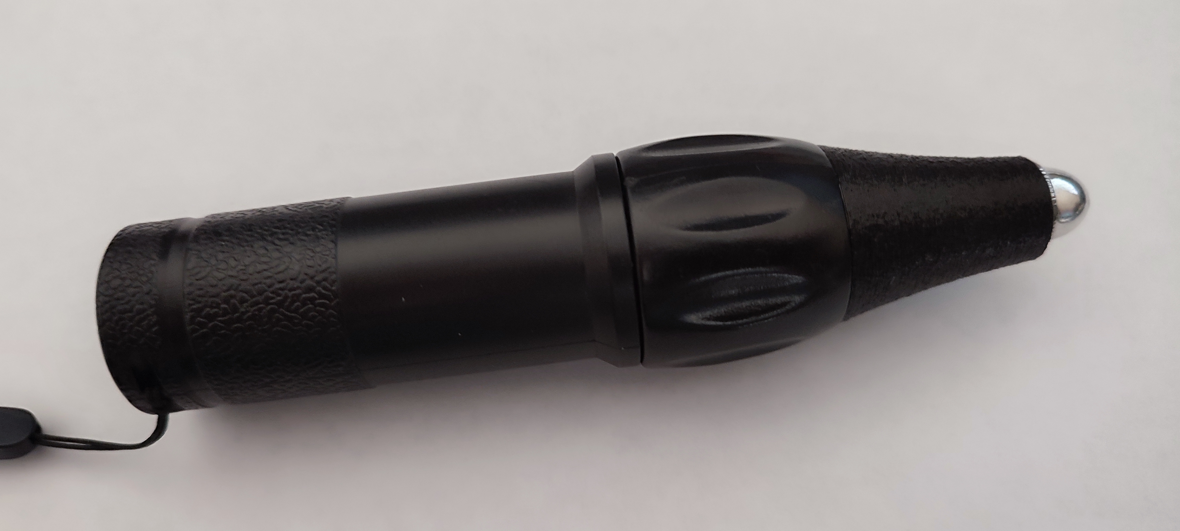 Bir el fenerini bir kedi lazerine dönüştürmek için remix nozulları düz, iki parçalı bir iplik ile iki parçalı (Plastik Aparattır!!!)