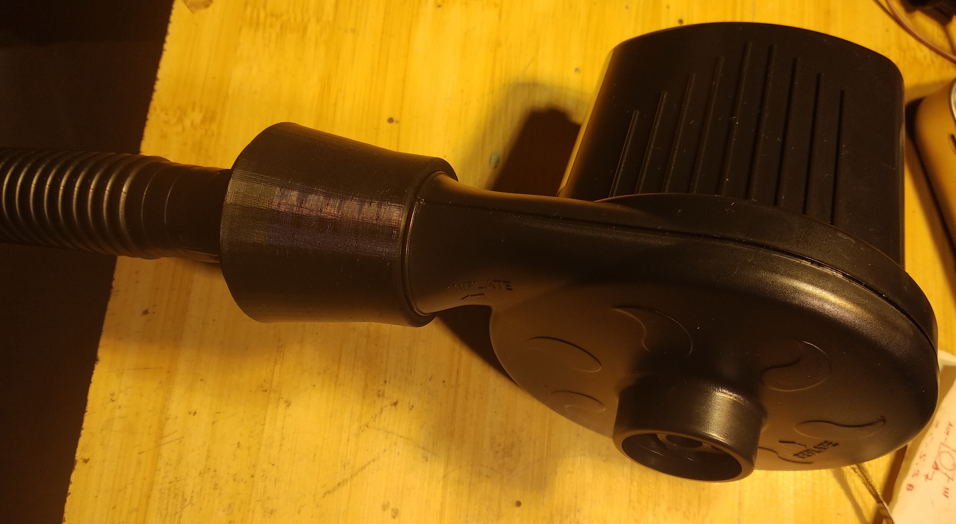 3d модель Переходник с электронасоса для ПВХ лодки для 3d принтера ...