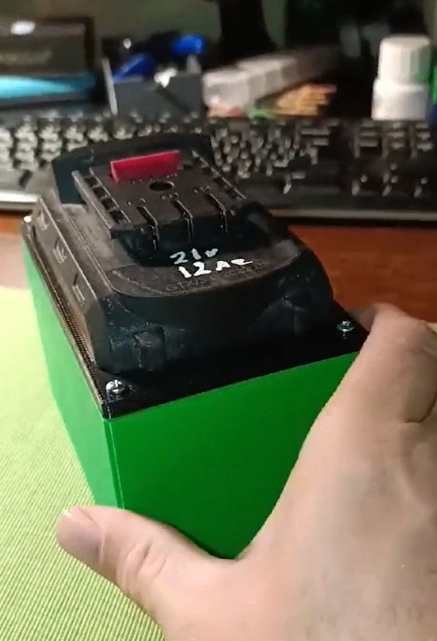 Tek elektrikli el aleti pilinin 5s3p form faktöründe lityum 21700'e dönüştürülmesi (Plastik Aparattır!!!)