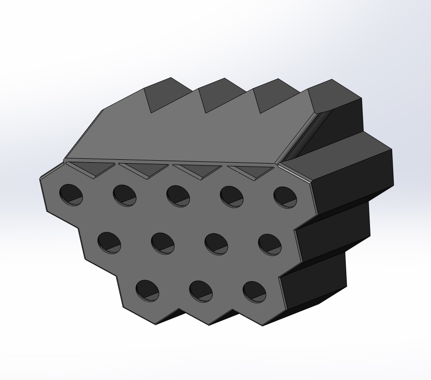 Tutamaklar için altıgen standı. (Plastik Aparattır!!!)