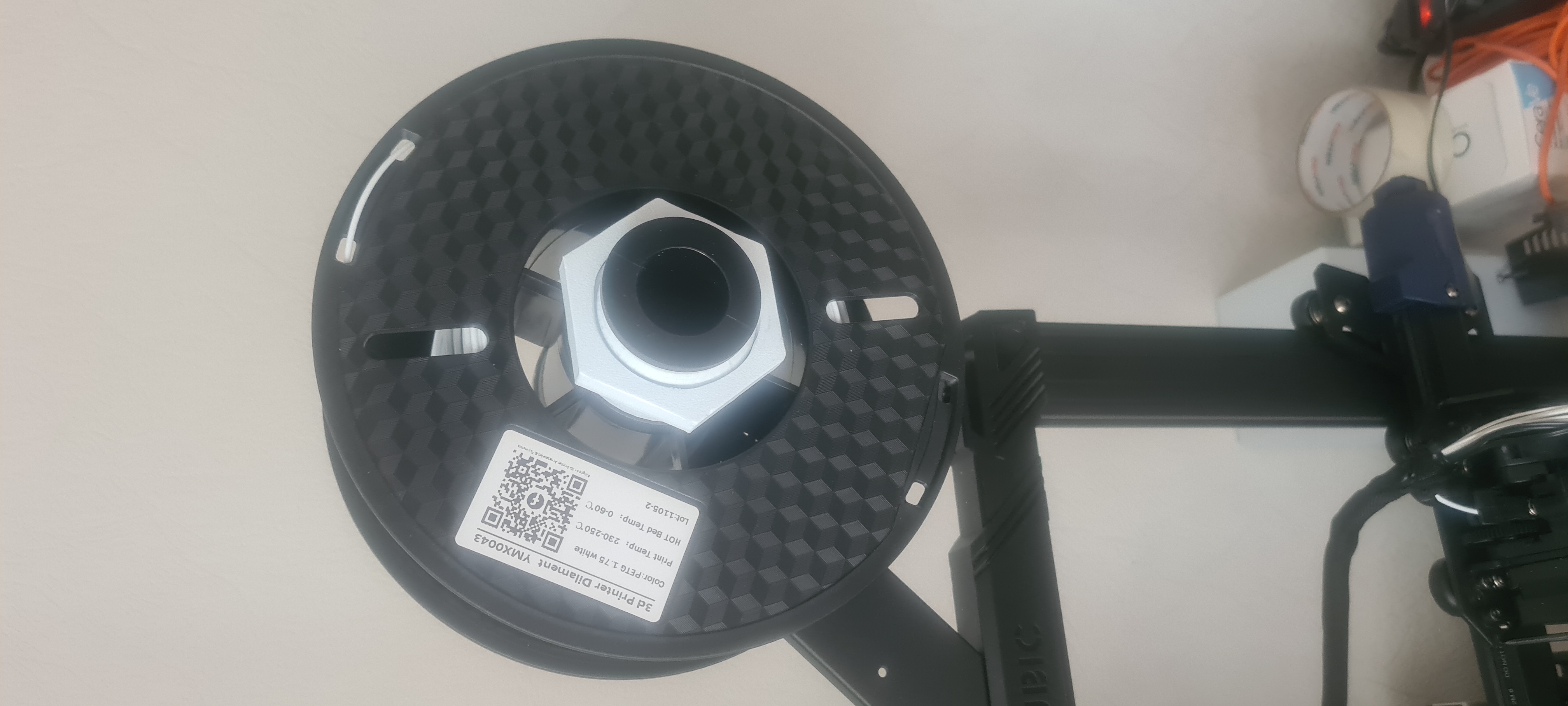 AnyCubic Cobra Neo'da Filament Bobinleri için Adaptör (Plastik Aparattır!!!)