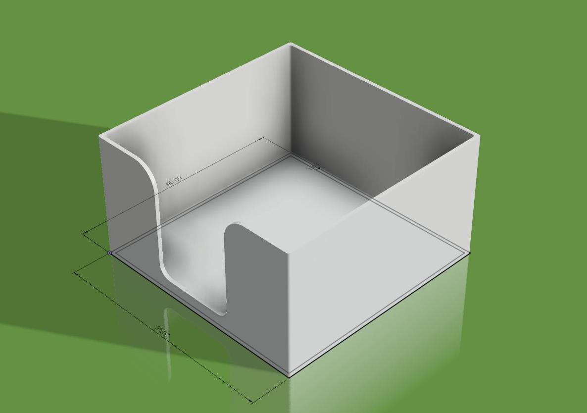 Kayıtlar için boks kutuları 90x90 (.stl + .f3d) (Plastik Aparattır!!!)