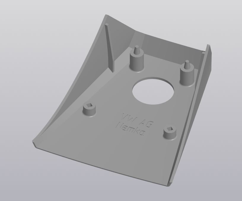 Volkswagen tavan rayları için dekoratif kaplama (Plastik Aparattır!!!)