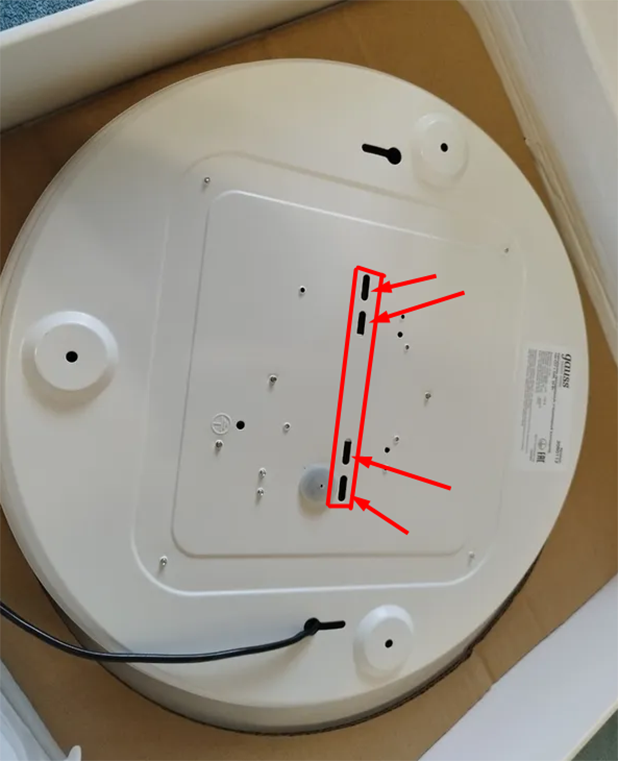 Gauss Smart Home 25W lambasını tavan kancasına takmak için çubuk (Plastik Aparattır!!!)