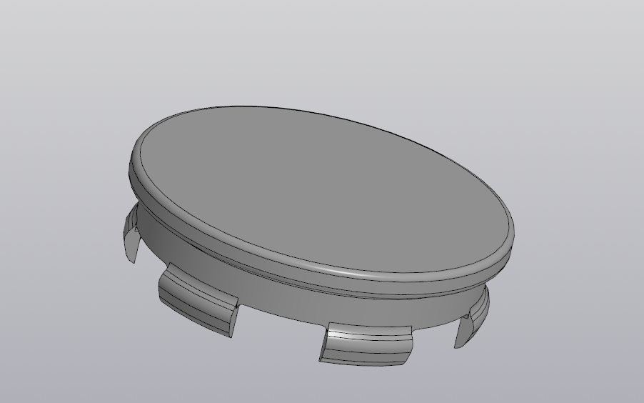 Bir diskin bir hub kapağı (bir merkezi delik fişi). (Plastik Aparattır!!!)