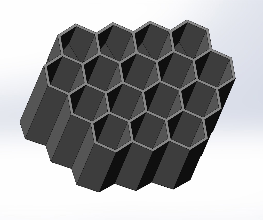 Tutamaklar için altıgen standı. (Plastik Aparattır!!!)