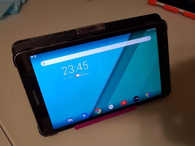 Ayarlanabilir eğime sahip tablet (telefon) için katlanır stand (Plastik Aparattır!!!)
