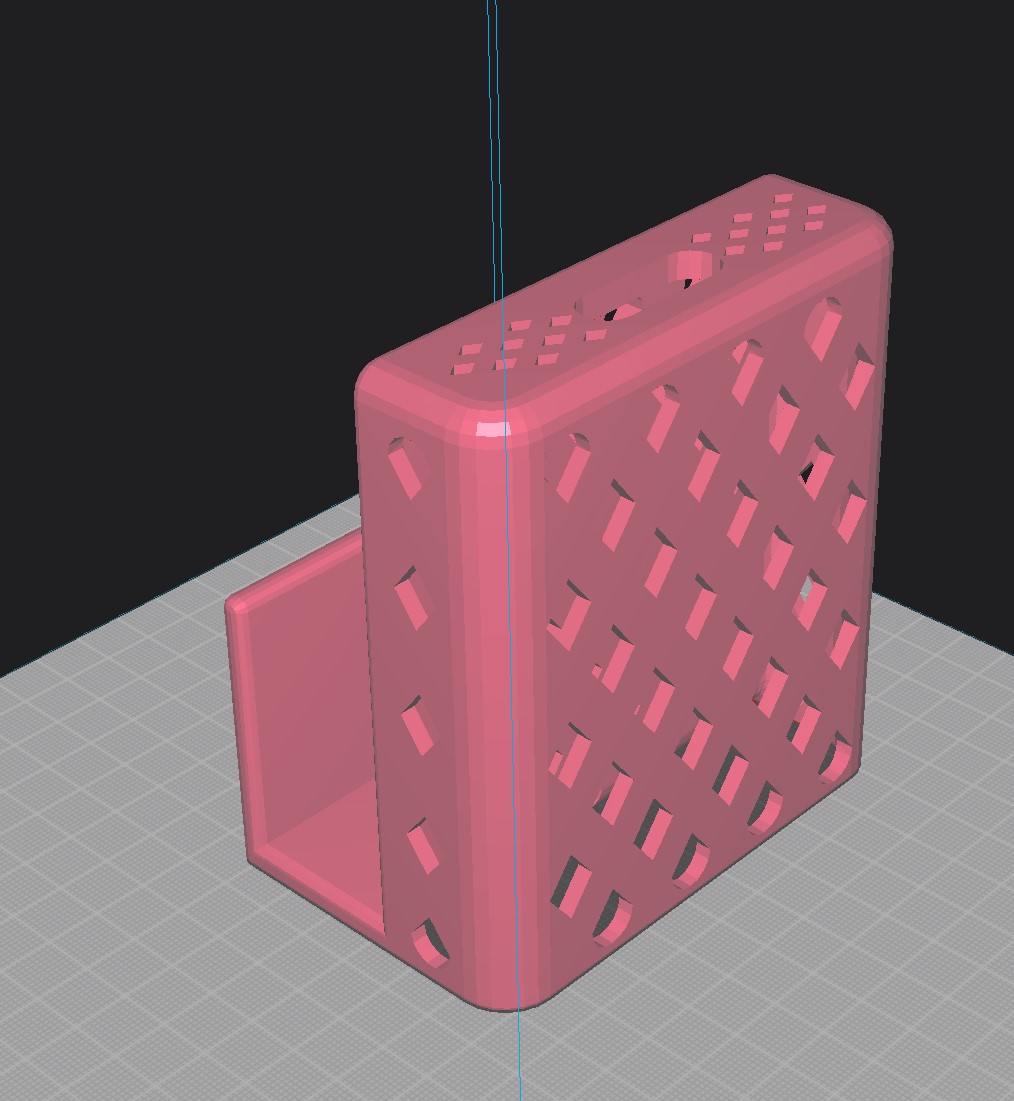 Bir Yatak V2.0 için bir telefon için tutucu (17 mm'lik bir tahtada) (Plastik Aparattır!!!)