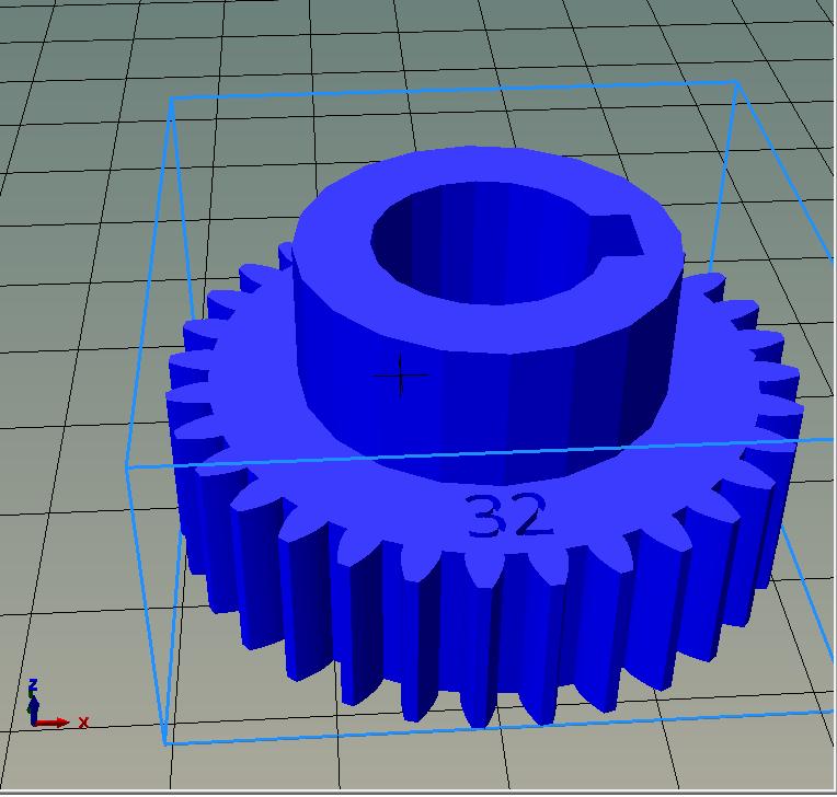 У большой шестерни 32. Шестерня гитары ТВ 4 60 зубьев. 3д модель шестерни. 3d модель шестерня блендера. Шестерня 32 зуба.