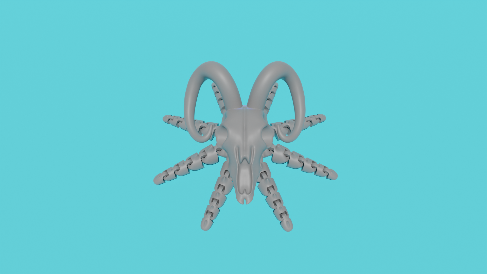 Menteşe Modeli | Keçinin kafatası (Plastik Aparattır!!!)