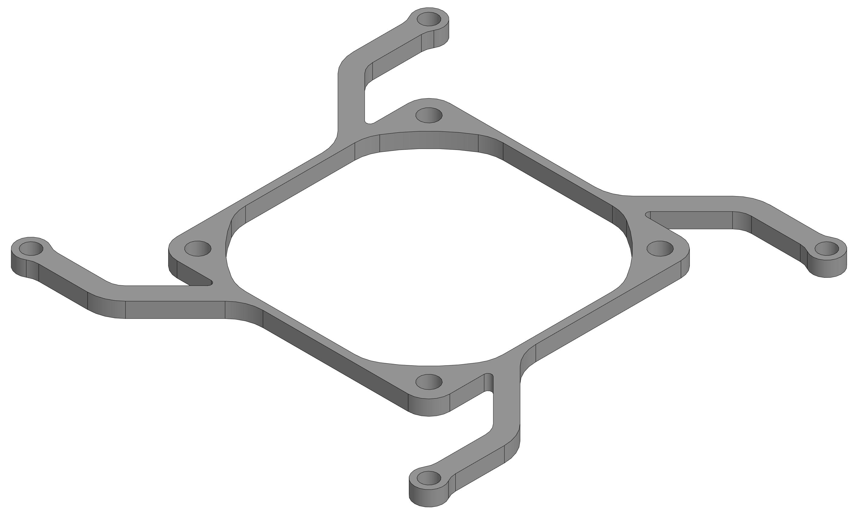 AMD işlemci radyatörüne 120 mm fanlı adaptör (Plastik Aparattır!!!)