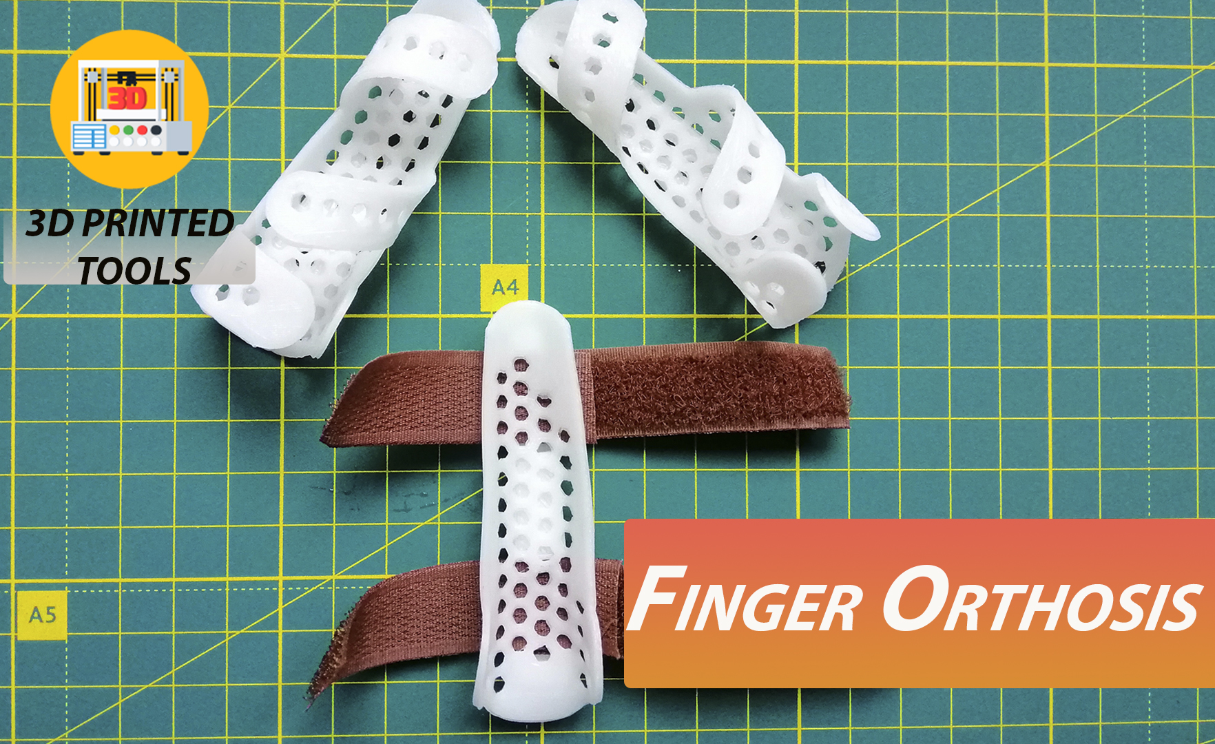 Parmak ortezi (yaralanma durumunda sabitleme) (Plastik Aparattır!!!)