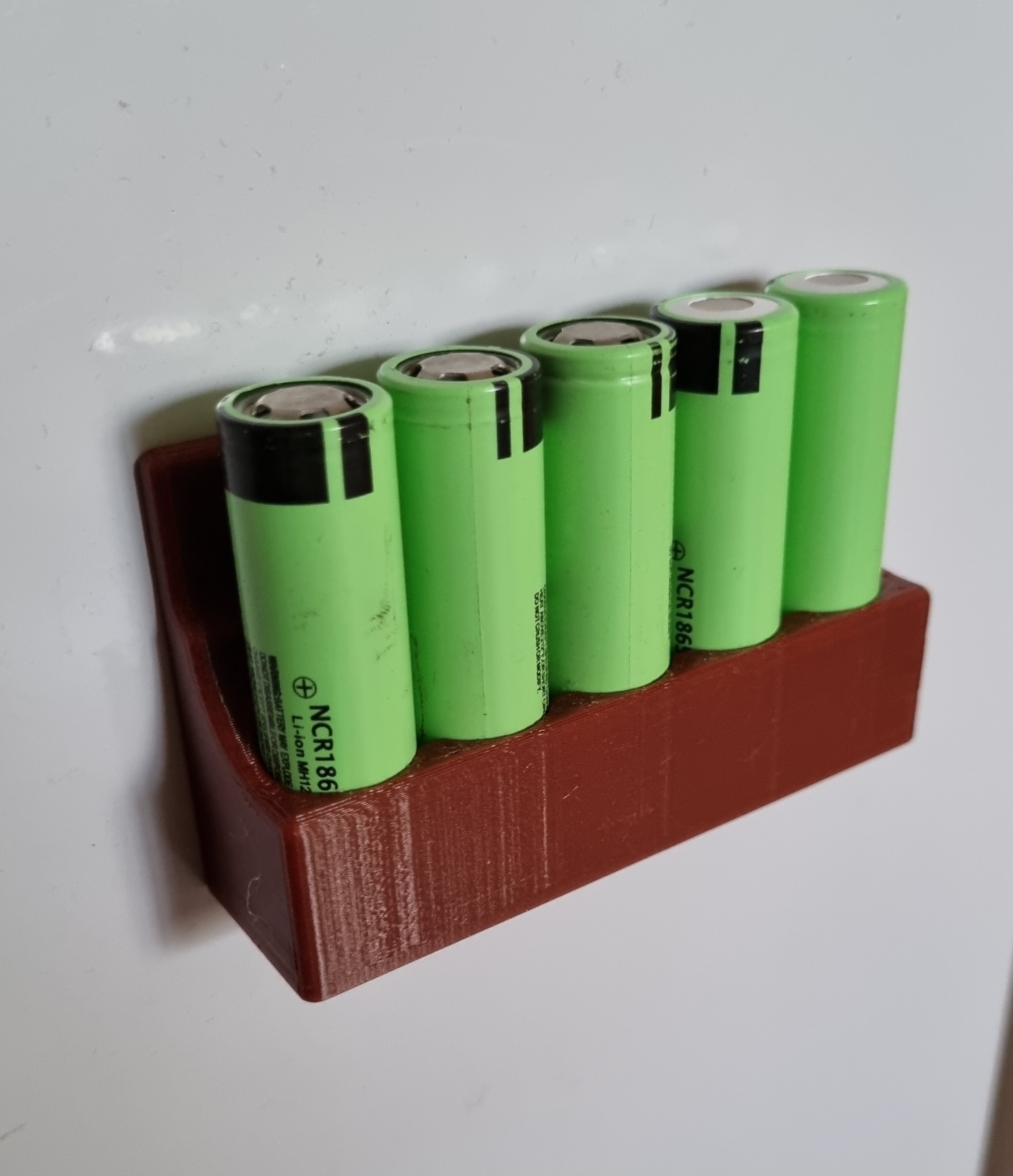 Duvar Tutucu 5pcs 18650 (Plastik Aparattır!!!)