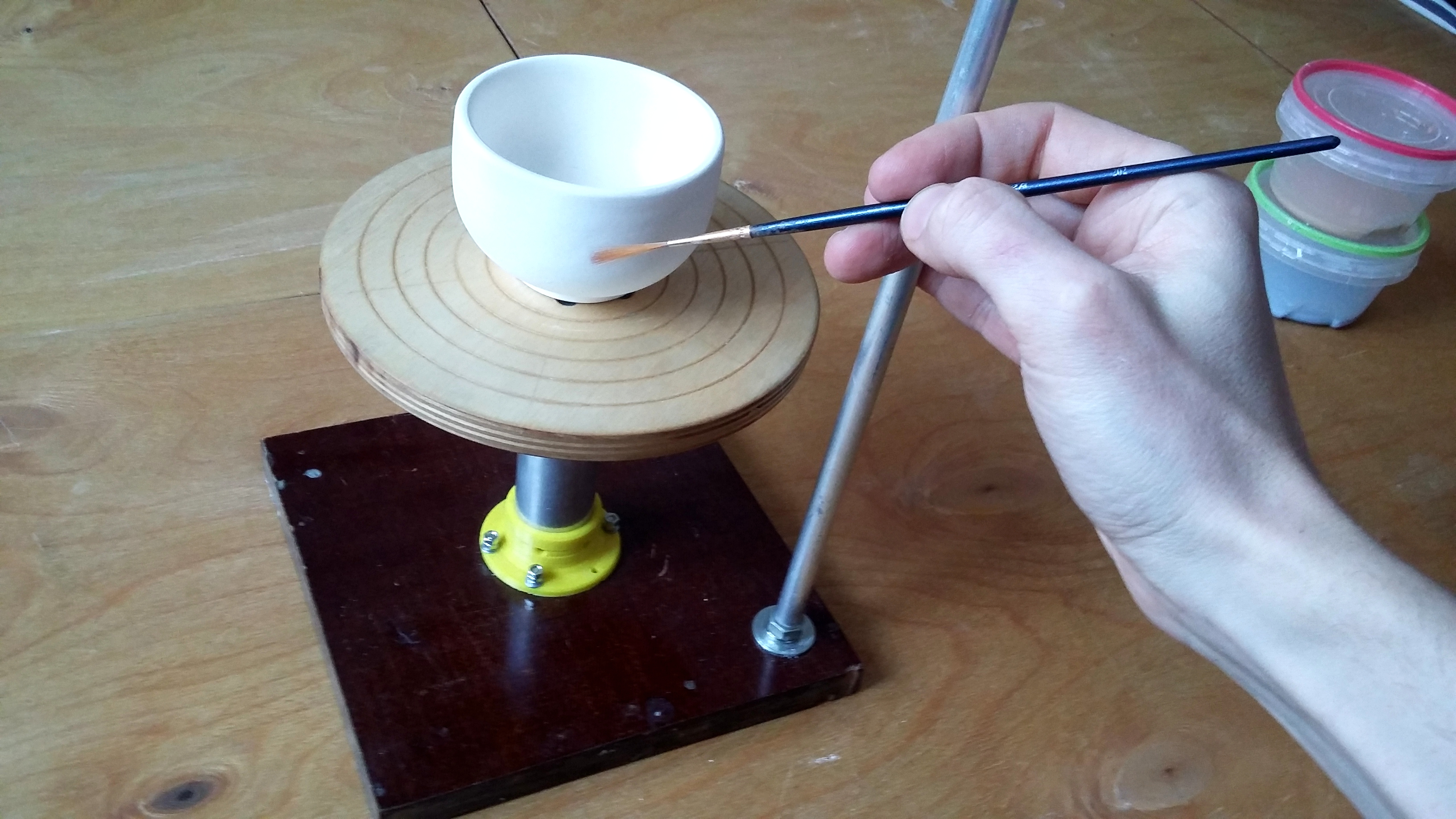 Seramistler için Tournette. ZD-First. (Plastik Aparattır!!!)