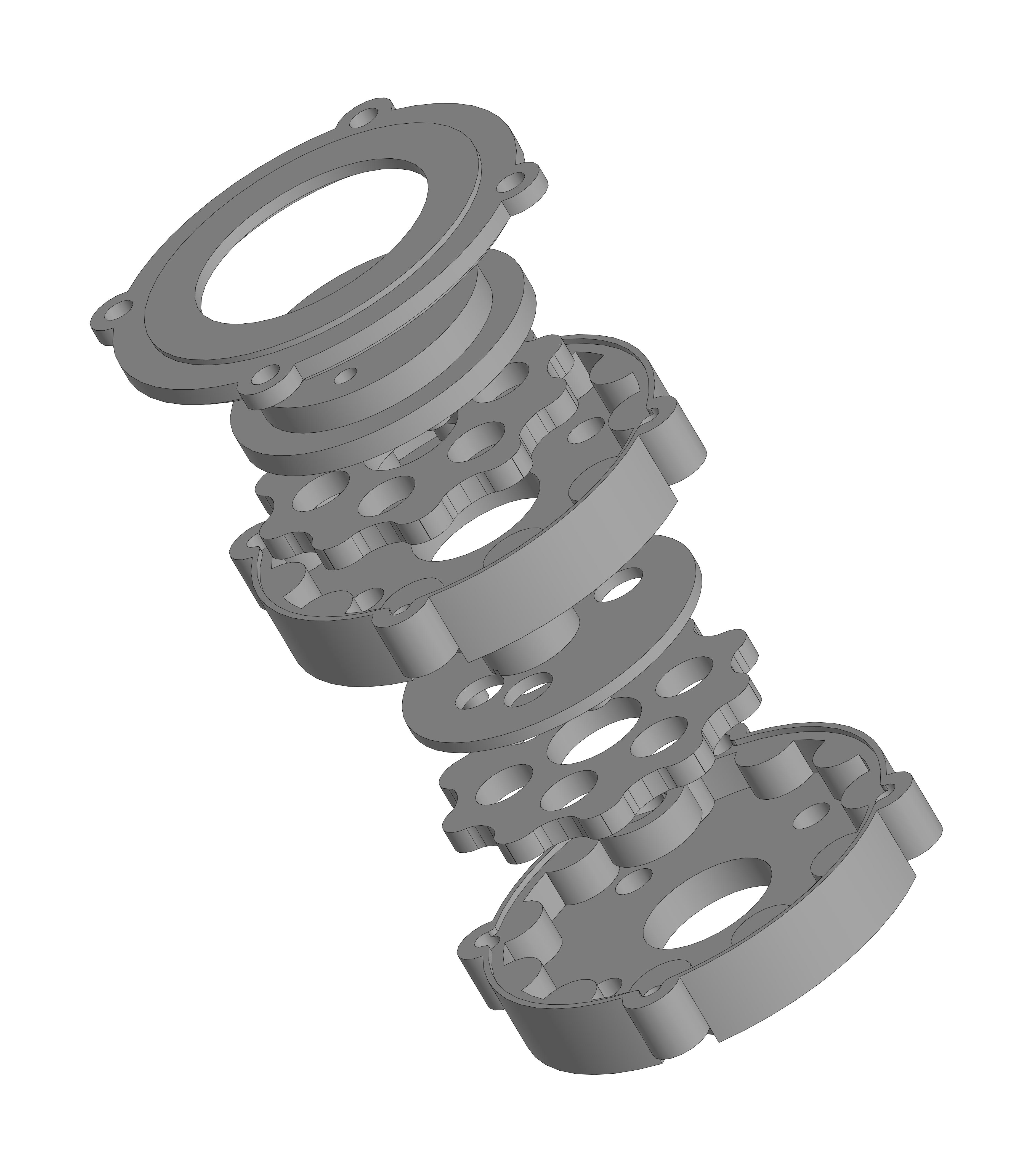 Dalga şanzımanı 1/10 + modüler. (Plastik Aparattır!!!)