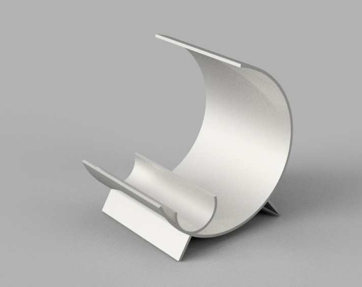 Yuvarlak telefon standı (nozullu 2 katman 0.4) (Plastik Aparattır!!!)