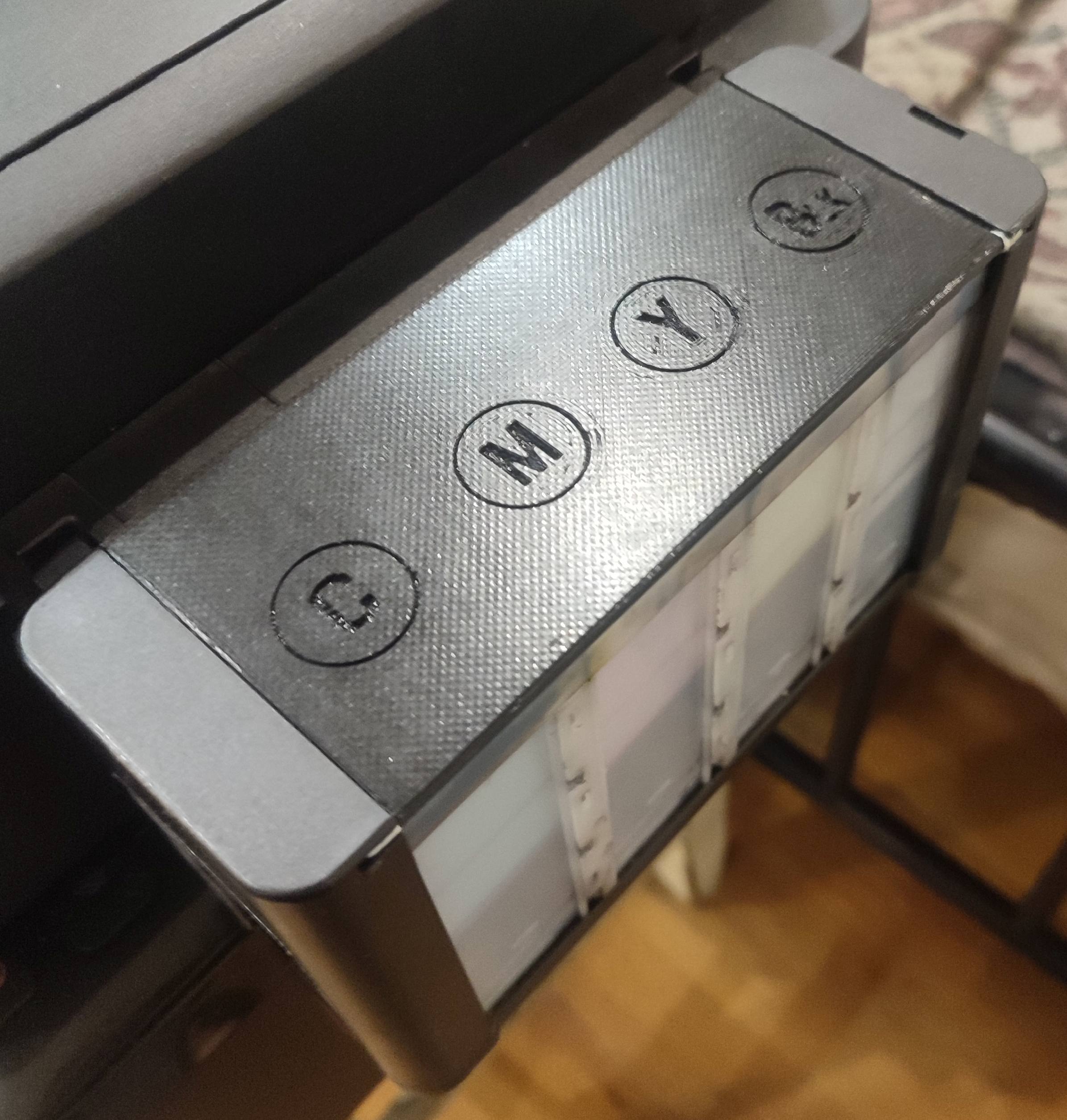 Epson L210 - Boyalarla Konteyner Kapağı (Plastik Aparattır!!!)