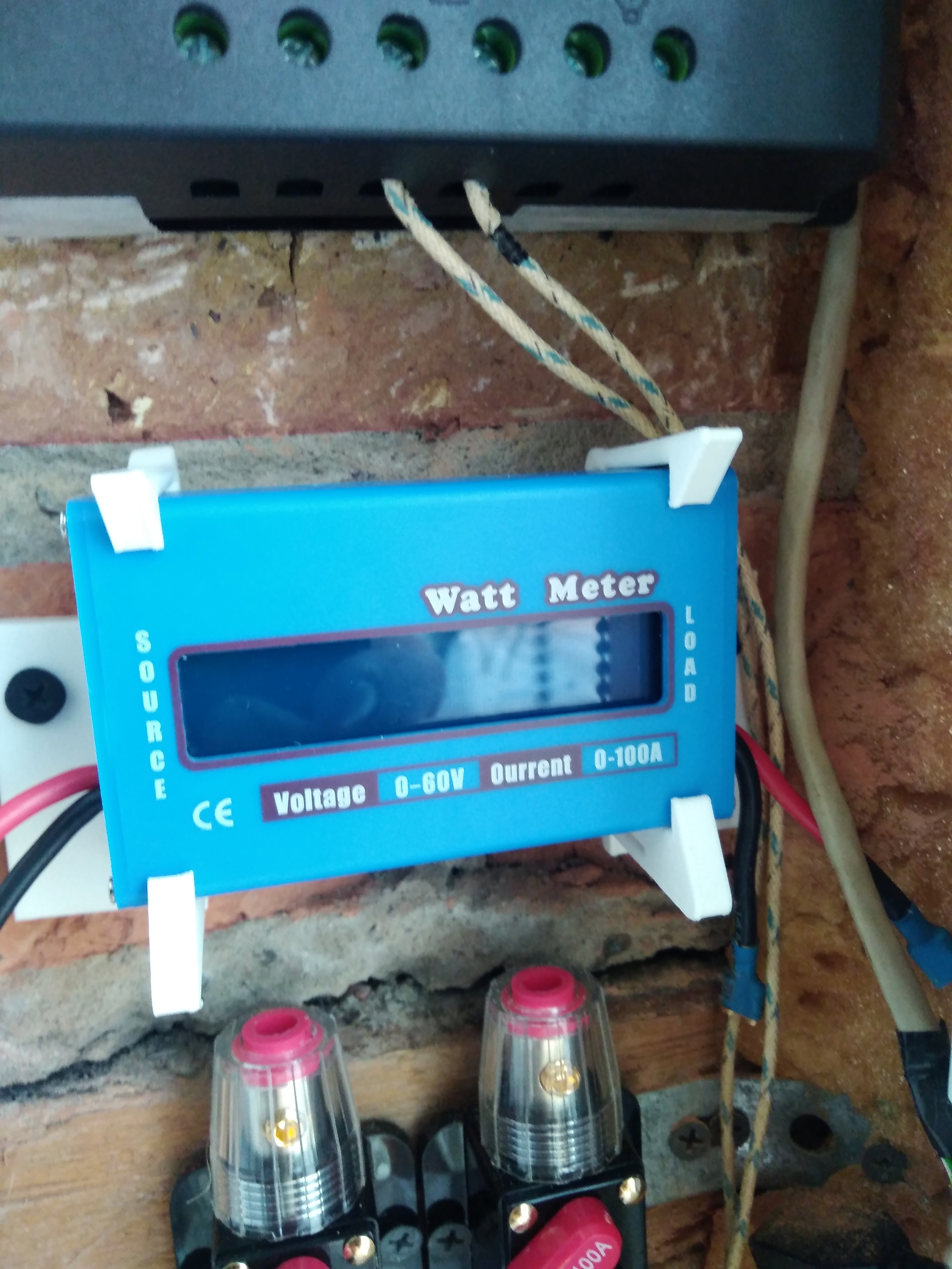 Çince watt metr için duvar montajı (Plastik Aparattır!!!)