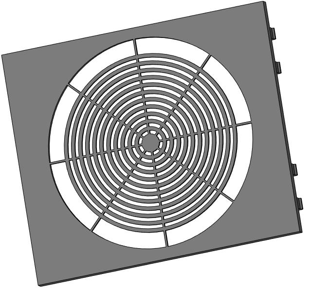 Soğutucu 120mm altındaki 3 bölüm için PC muhafazasındaki fiş (Plastik Aparattır!!!) Soğutucu 120mm altındaki 3 bölüm için PC muhafazasındaki fiş (Plastik Aparattır!!!)