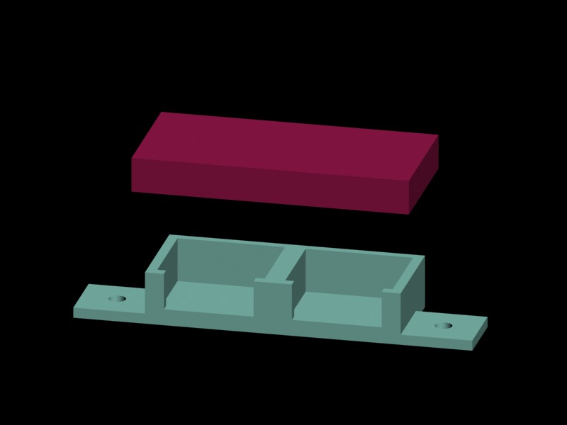 3 veya 5 kontaklı 2 WAGO terminal bloğu için terminal kutusu. 2 veya 4 soketli blok için ultra kompakt değiştirme (Plastik Aparattır!!!)