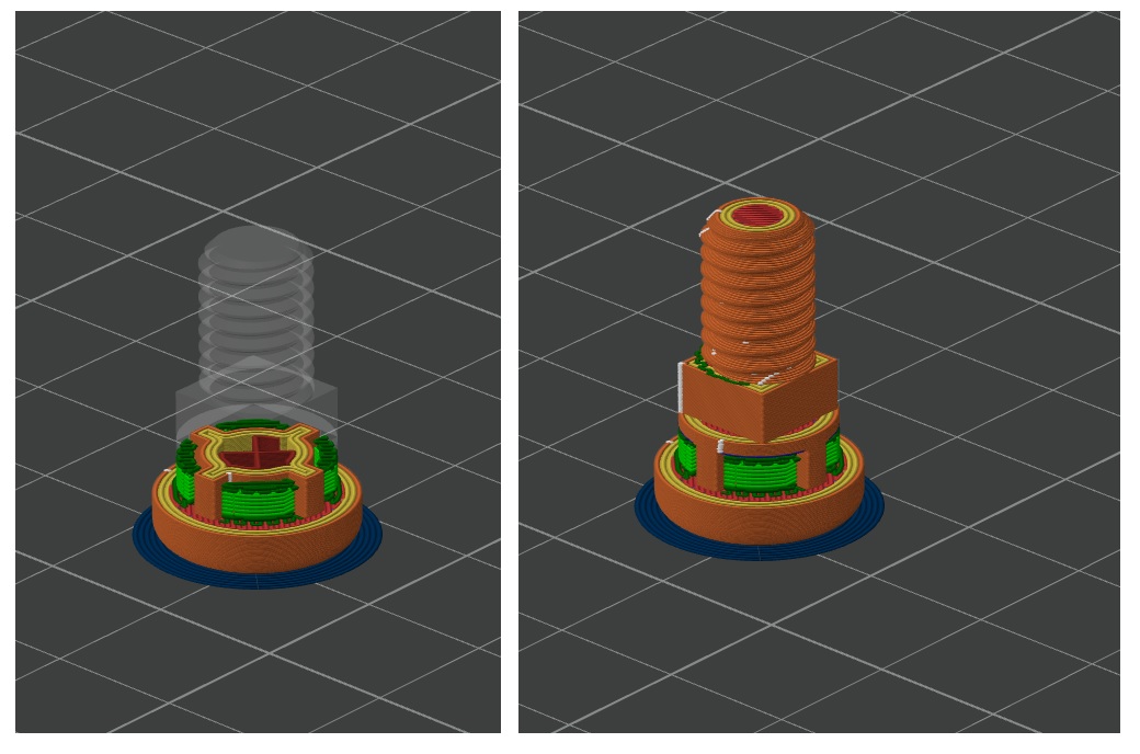 Bir kaynak maskenin başlığını maskenin gövdesine takmak için cıvata. (Plastik Aparattır!!!)