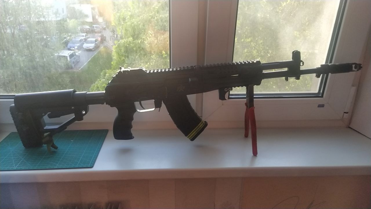 AK-12/15 (TR-3) için vücut kiti seti. Ayarlanabilir yanak, inatçı inatçı, tüfek kolu. (Plastik Aparattır!!!)