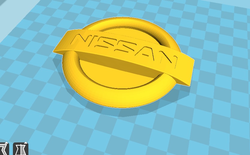 Direksiyon için Nissan logosu. (Plastik Aparattır!!!)