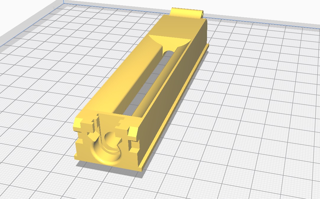 Kartuşları tütünle doldurmak için kullanılan manuel bir makinenin detayı (Plastik Aparattır!!!)