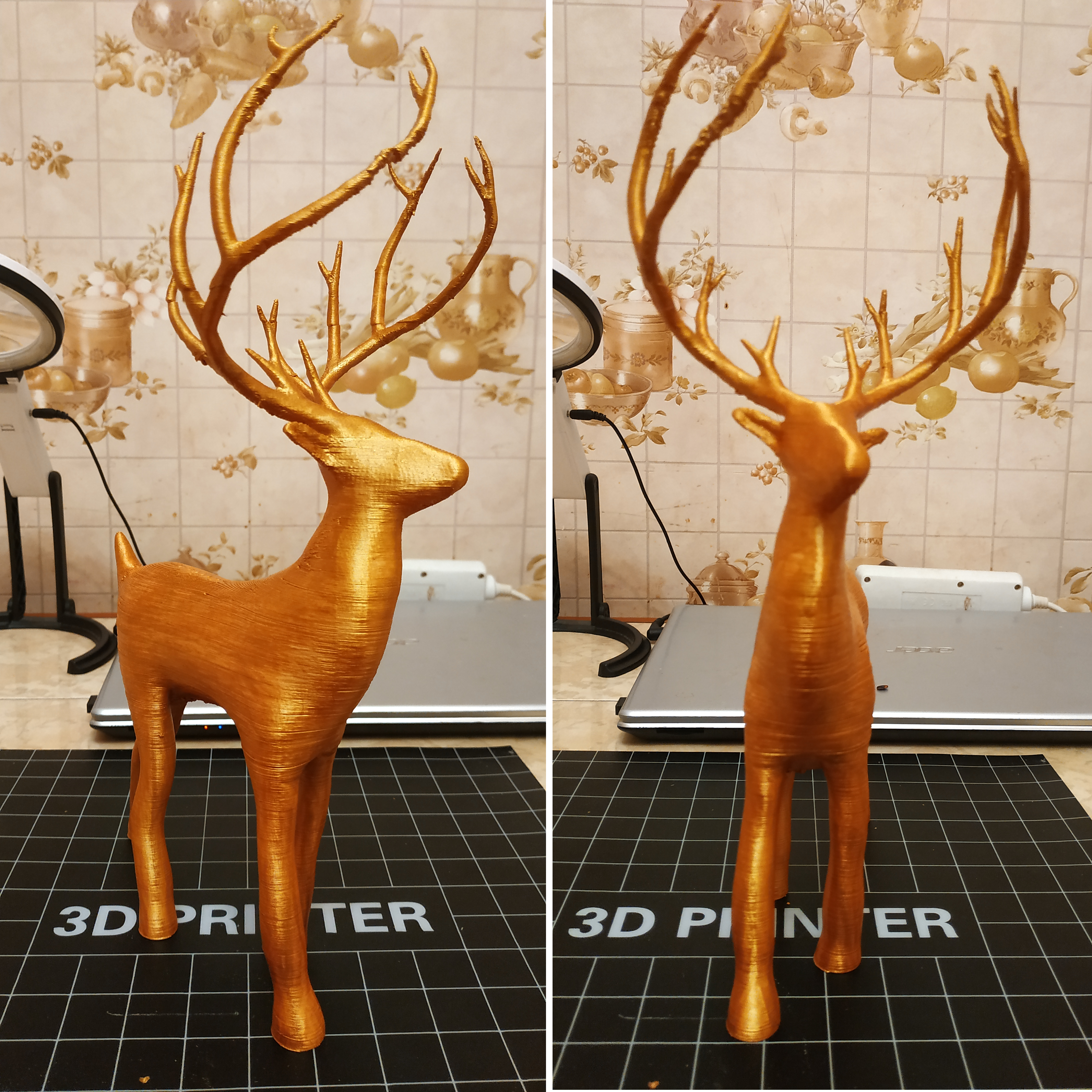 Dekorasyon için geyik (Plastik Aparattır!!!)