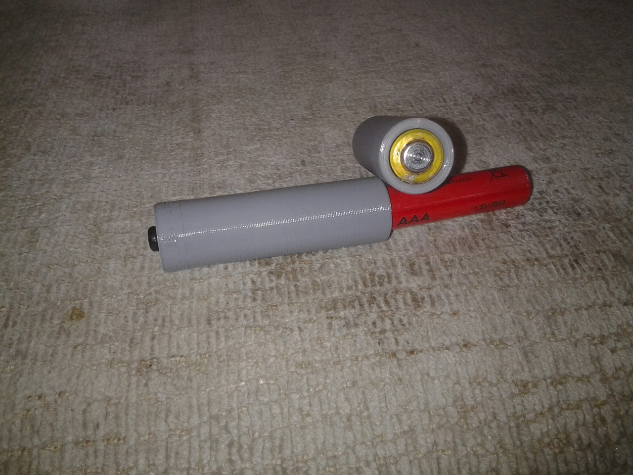 AAA'dan AA'ya Pil Adaptörü (Plastik Aparattır!!!)