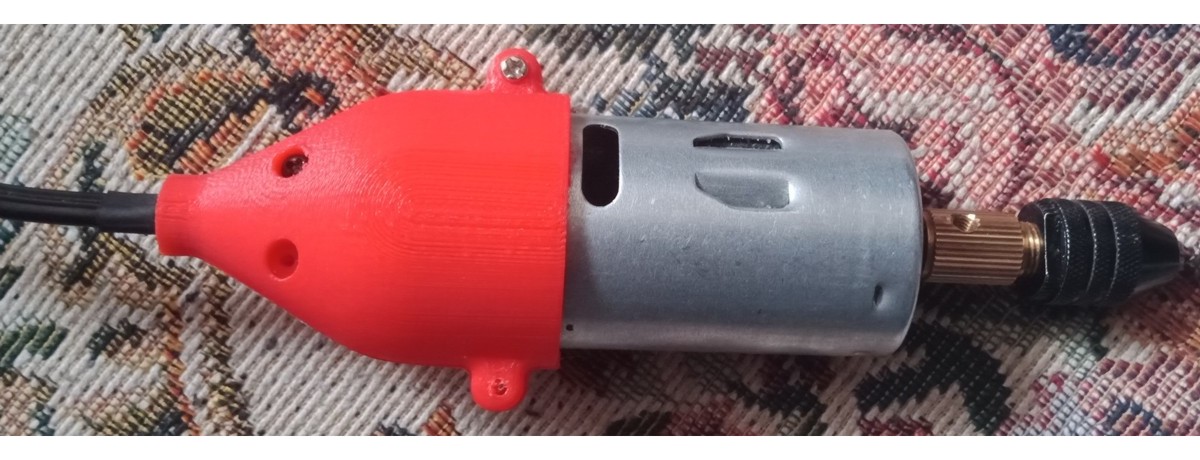 Telleri mikro matkap üzerine sabitlemek için muhafaza. (Plastik Aparattır!!!)