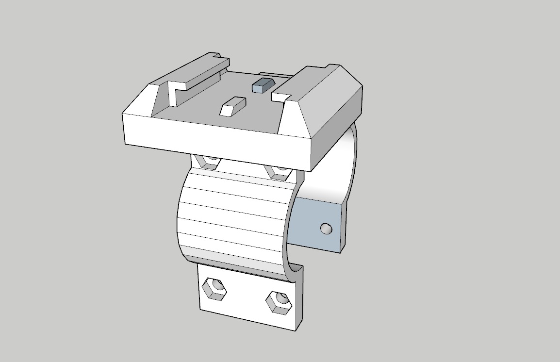 22 mm'lik bir motosikletin direksiyon simidindeki oda hareketinin sabitlenmesi (Plastik Aparattır!!!)