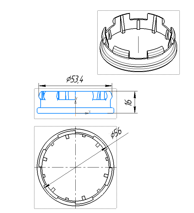 Bir diskin bir hub kapağı (bir merkezi delik fişi). (Plastik Aparattır!!!)