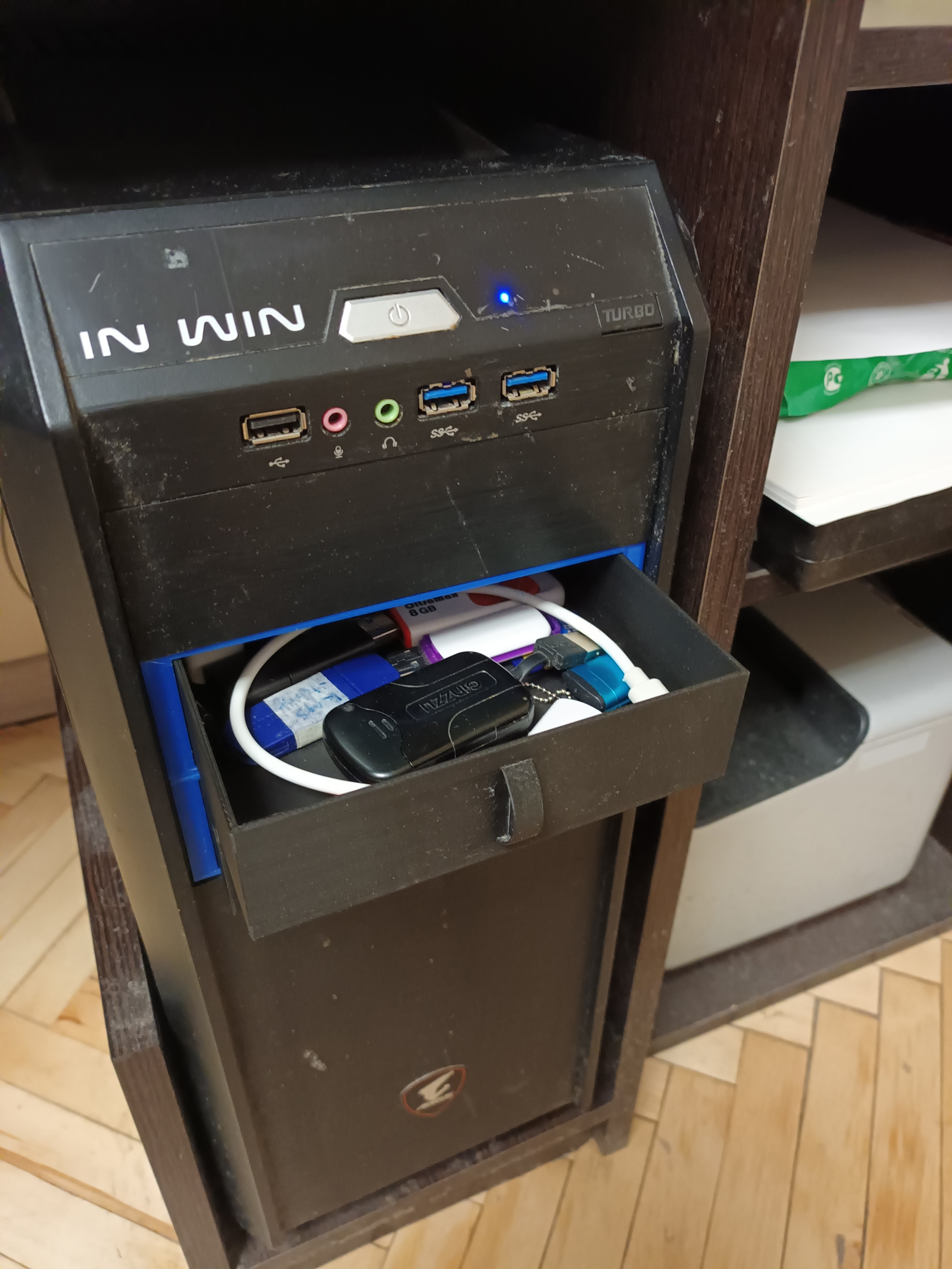 Sistem ünitesi için sürgülü kutu (Plastik Aparattır!!!)
