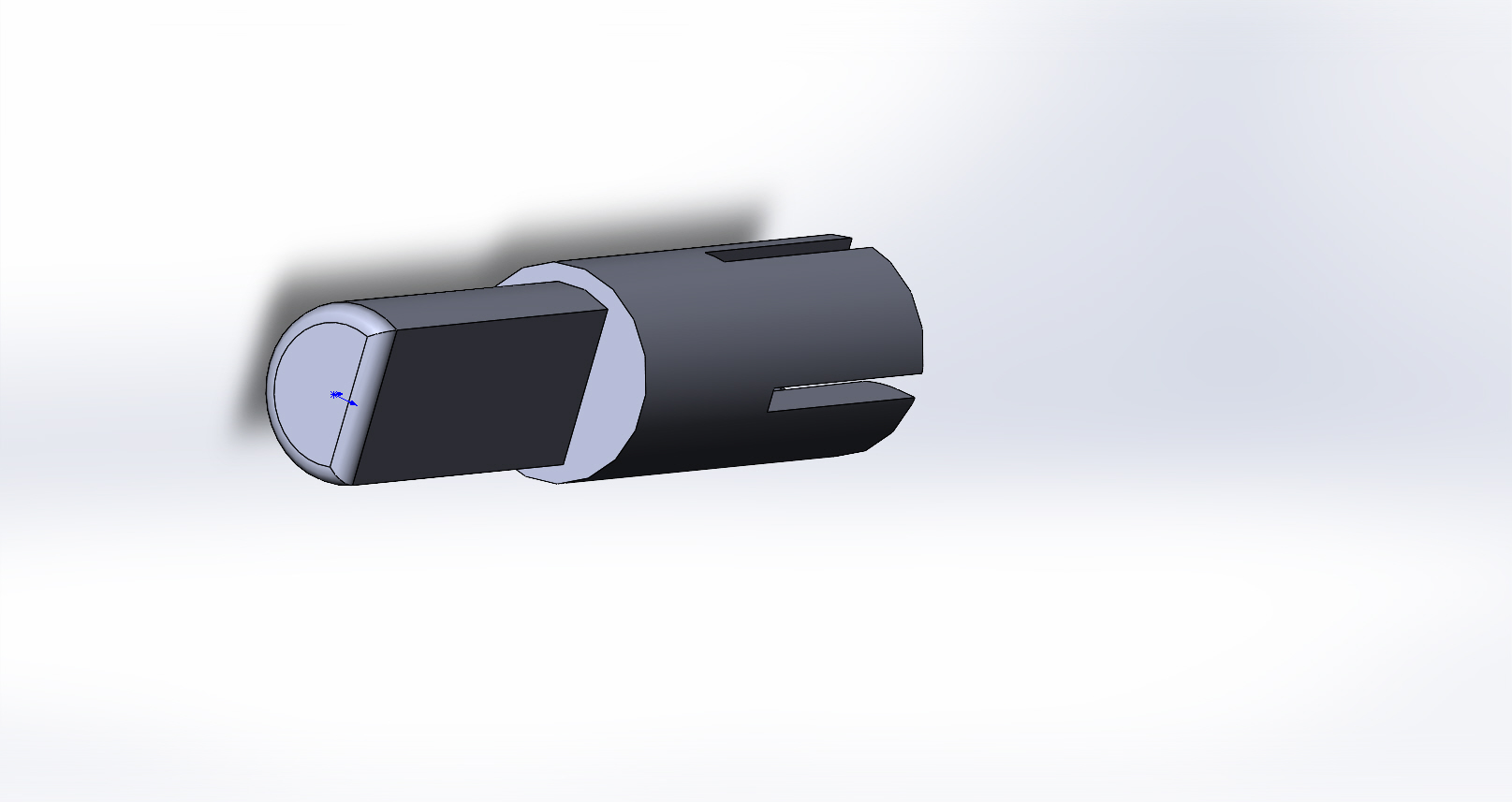 VEF-202 alıcısının hacim kontrol kolu (temra) ve 4 mm eksen için bir adaptör. (Plastik Aparattır!!!)