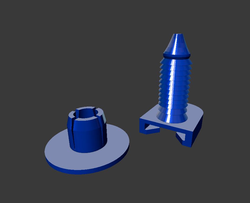 3d модель клипса