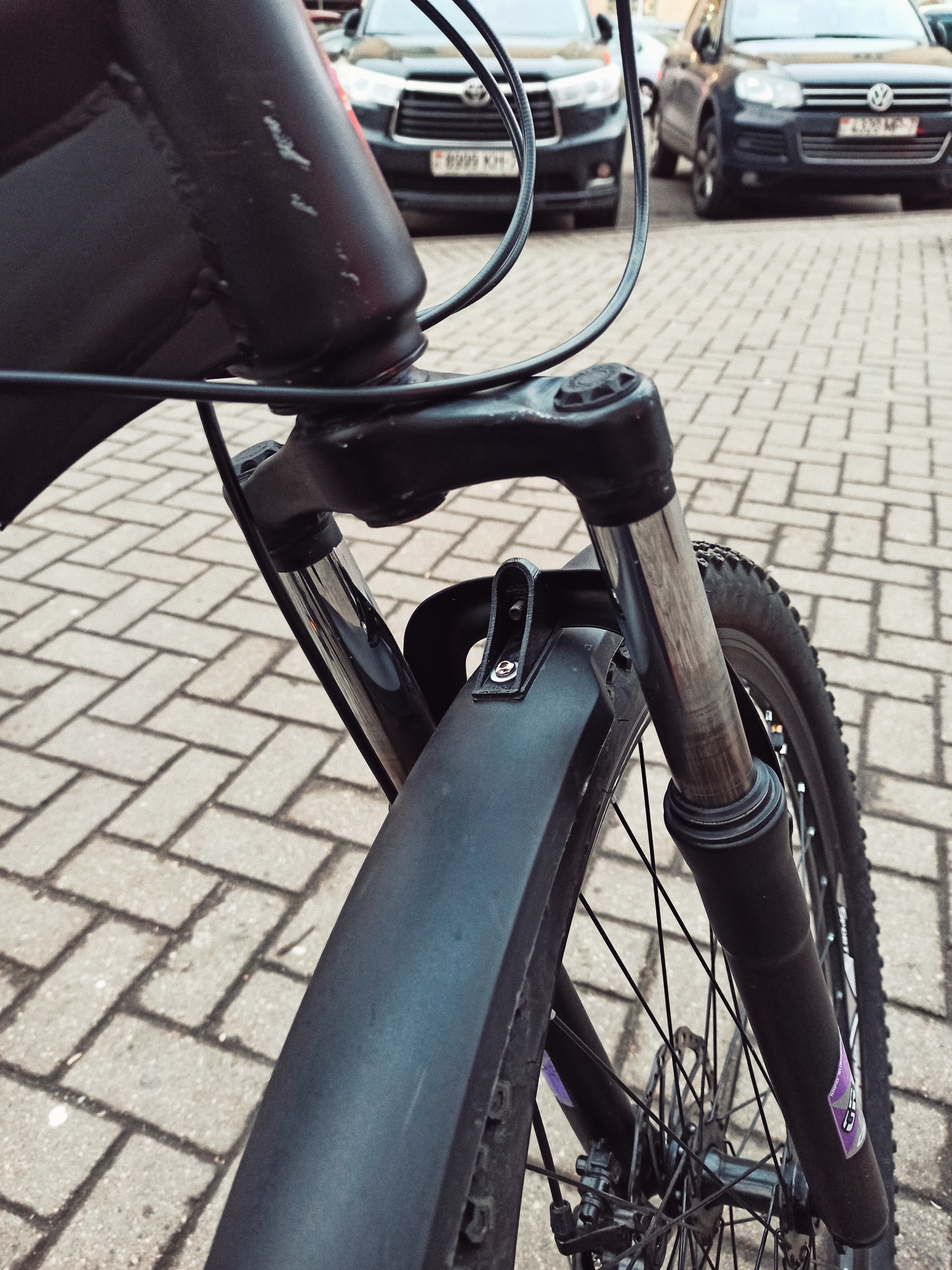 Bisiklet çamurluk montajı (Plastik Aparattır!!!)