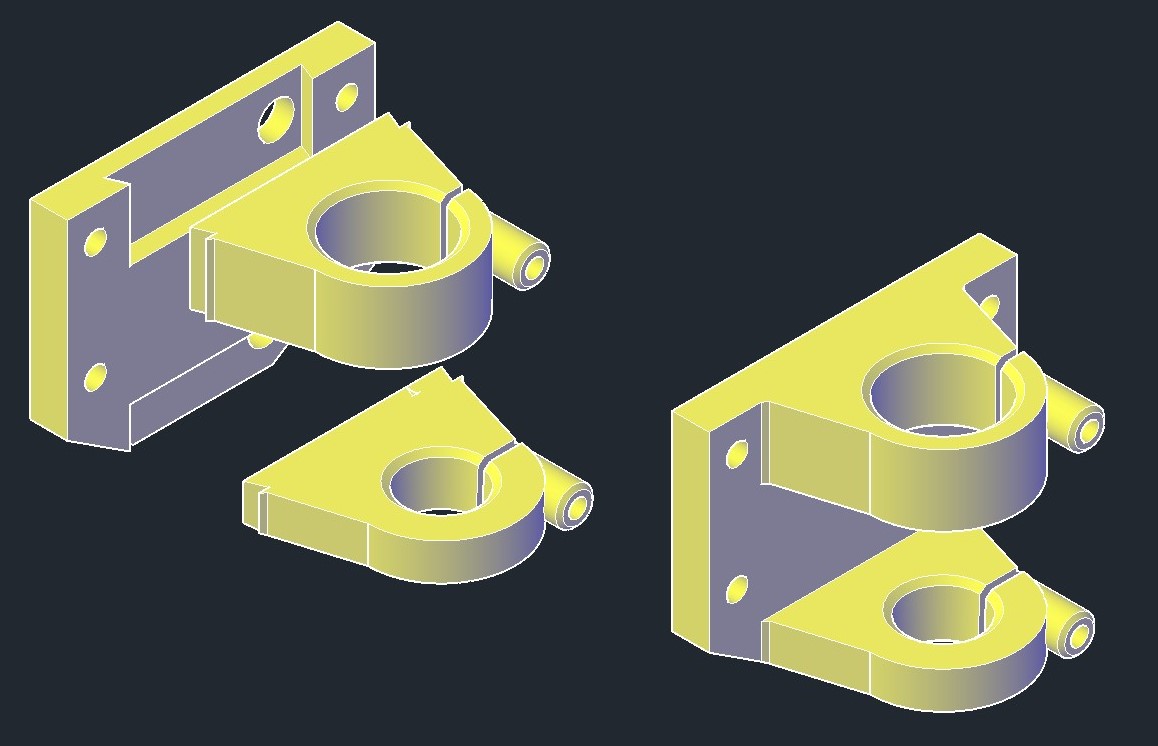 3d модель крепления