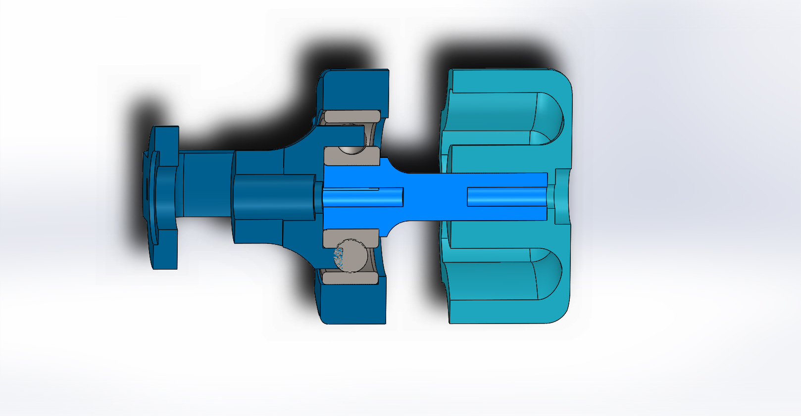 608 rulmana dayanan bir potansiyometre tipi WH148 için redüktör 1: 2.5 (Plastik Aparattır!!!) 608 rulmana dayanan bir potansiyometre tipi WH148 için redüktör 1: 2.5 (Plastik Aparattır!!!)