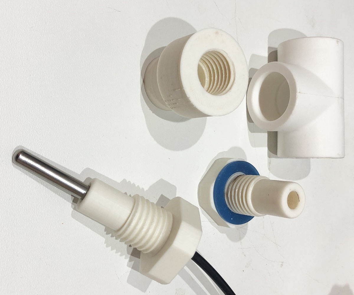 Polipropilen 25 DS18B20 sensörü için kulüp (Plastik Aparattır!!!)